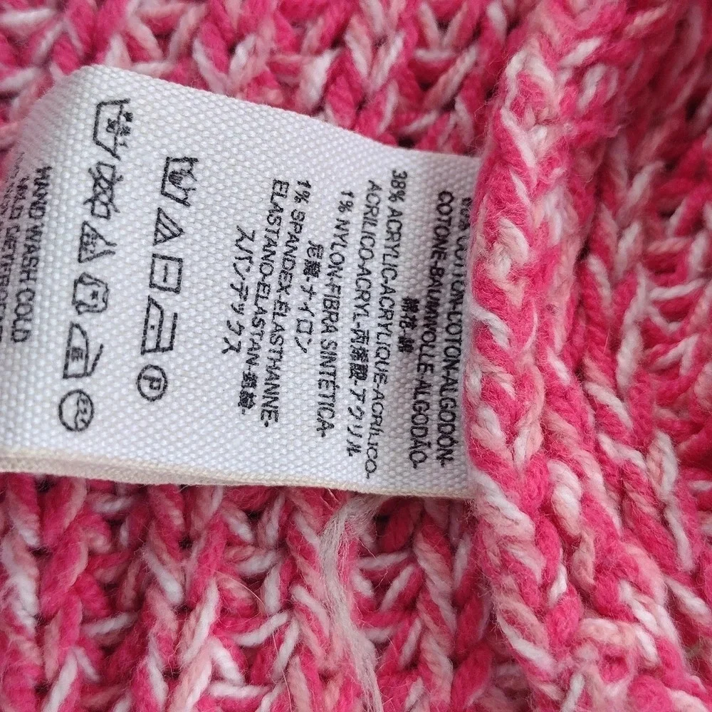 Free People Love This City Collared Sweater XS Pink